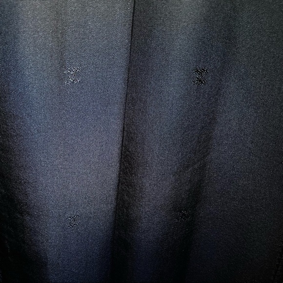 CHANEL | 93A Women’s Wool/Silk Black Double-Breasted Gold Button Jacket-Size 42 - Picture 10 of 15